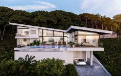 Contemporary 3-Bed Sea View Pool Villa, Gated Estate, Choeng Mon