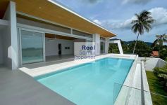 Newly Completed Contemporary 3-Bed Sea View Pool Villa, Maenam
