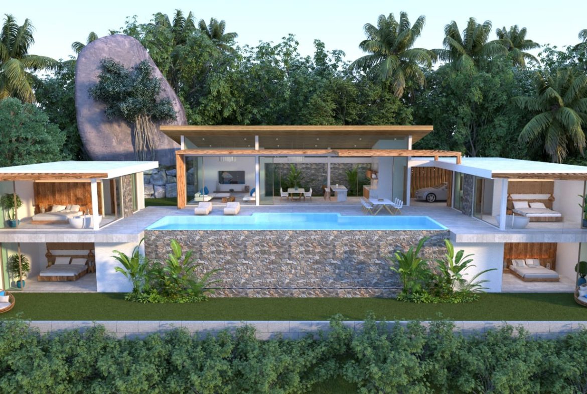 Bespoke 4-Bed Contemporary Designer Pool Villa, Bo Phut