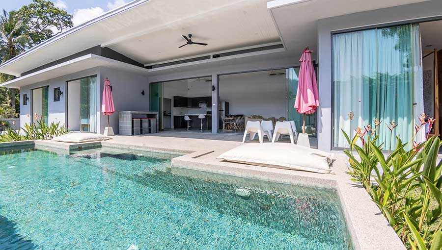 Modern 3-Bed Garden Pool Villa, Lamai