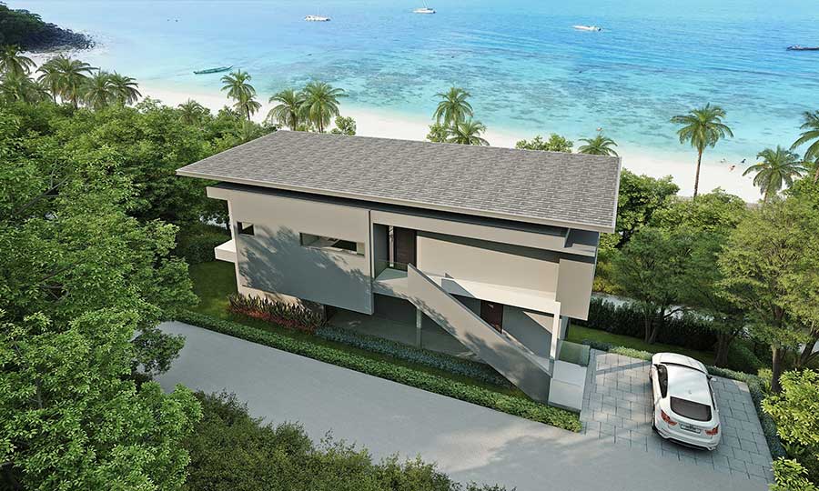 Contemporary 3-Bed Bay View Villas, Chaweng Noi