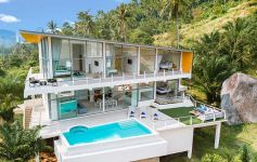 Award-Winning 2-3-4 Bed Contemporary Sea View Villas, Lamai