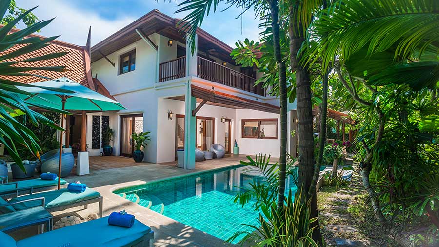 Detached 3-Bed Authentic Thai Style Beachside Pool Villa, Hua Thanon